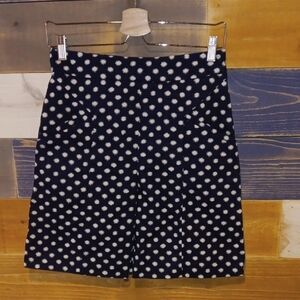 Boden Blue and White Polka-Dot Skirt 8